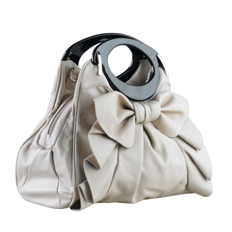 Elegant woman handbag isolated