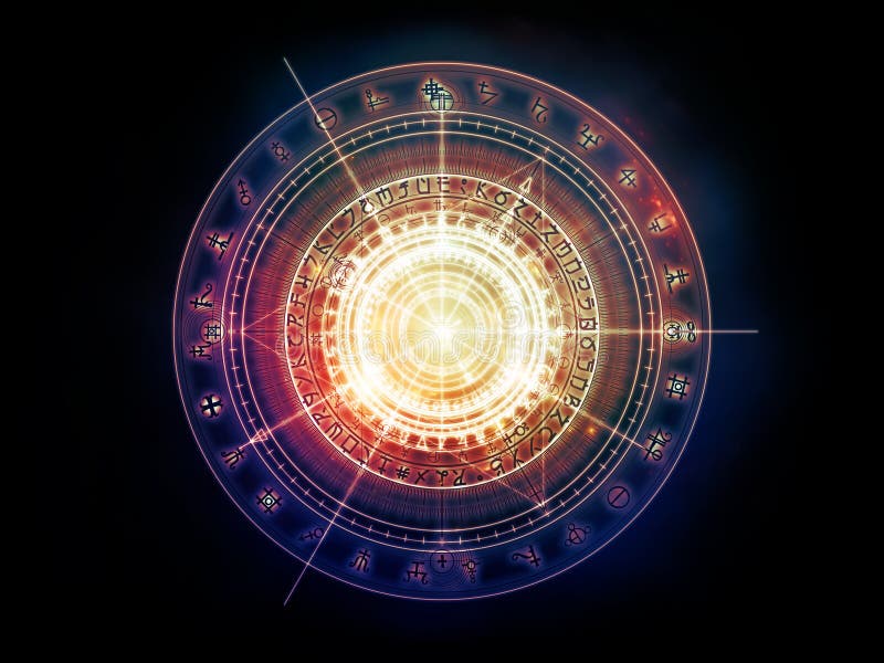 Elegance of Sacred Geometry stock illustration