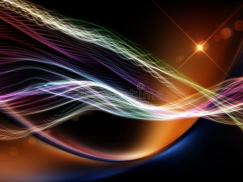 Elegance of Virtual World stock illustration. Illustration of progress