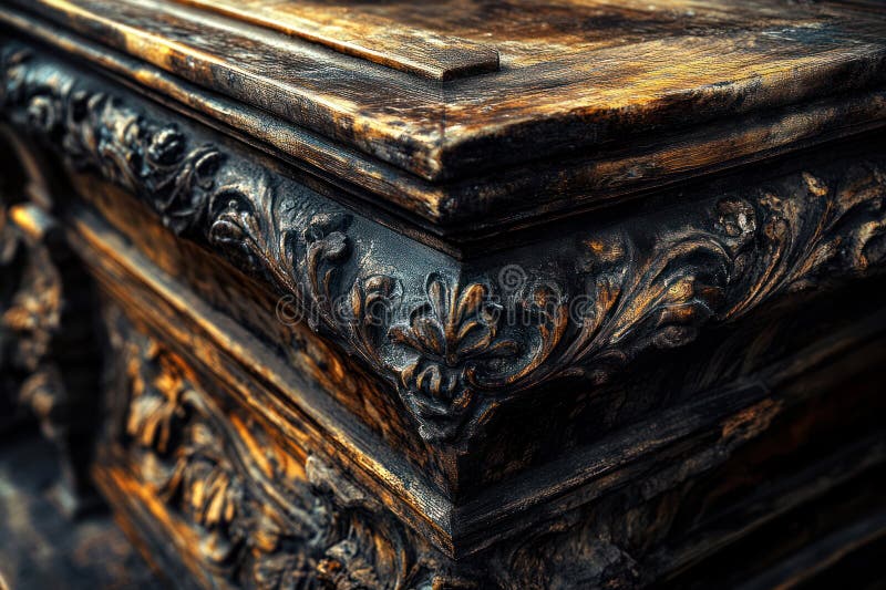 Elegancja ponadczasowa : Zamknięcie skomplikowanego elementu architektury historycznej z obrazem dramatycznego oświetlenia pokazuj. Ten oszałamiający obraz zamykania przedstawia zawiłe szczegóły historycznego elementu architektonicznego leżącego w dramatycznym oświetleniu. Elastyczność i piękno przeszłości, ponadczasowe, podkreślono w twórczości tego wspaniałego projektu.. Odtwarzanie światła i cienia zwiększa głębię i teksturę, poprawiając skomplikowane wzorki i poprawiając funkcje.. Obraz ten przedstawia wyrafinowanie historii i artystykę ukazującą trwałą urodę piękna architektonicznego sprzed stuleci.
