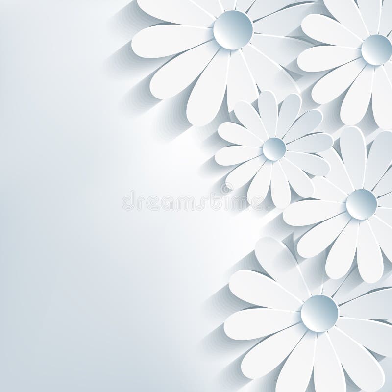 Elegancki kreatywnie abstrakcjonistyczny tło, 3d ch kwiat
