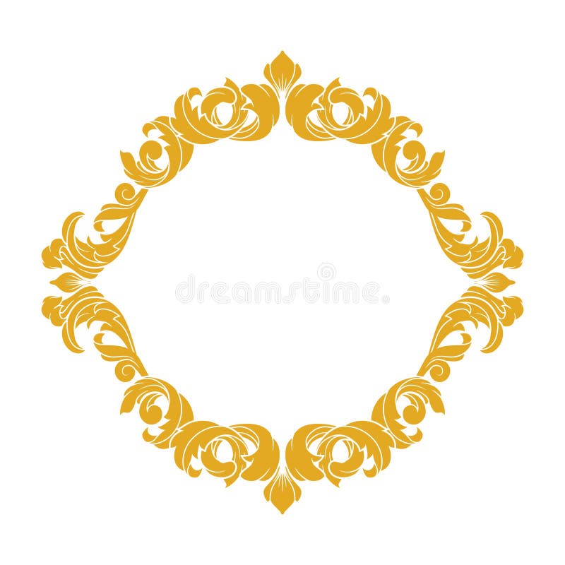 Elegancki Kółkowy Klasyczny Dekoracyjny Kwiecisty Ornamentacyjny rocznika zawijasa ramy motyw royalty ilustracja Elegancki Kółkowy Klasyczny Dekoracyjny Kwiecisty Ornamentacyjny rocznika zawijasa ramy motyw royalty ilustracja