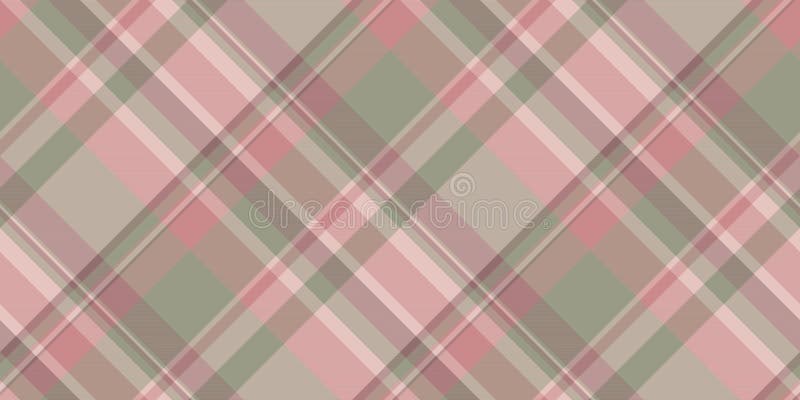 Elegancki wzór plaid w miękkich pastelowych hues. ponadczasowy projekt idealny dla odzieży i twórczych projektów tekstylnych tła ilustracji
