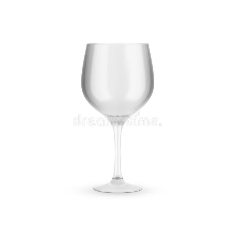 Elegans i glas : ett minimalistiskt vinglas vektor illustrationer