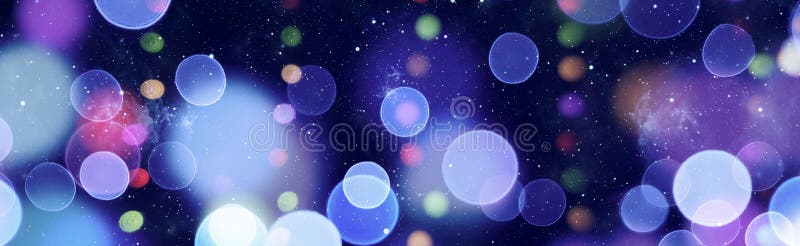 Elegant abstract background with bokeh defocused lights and stars royalty free illustration