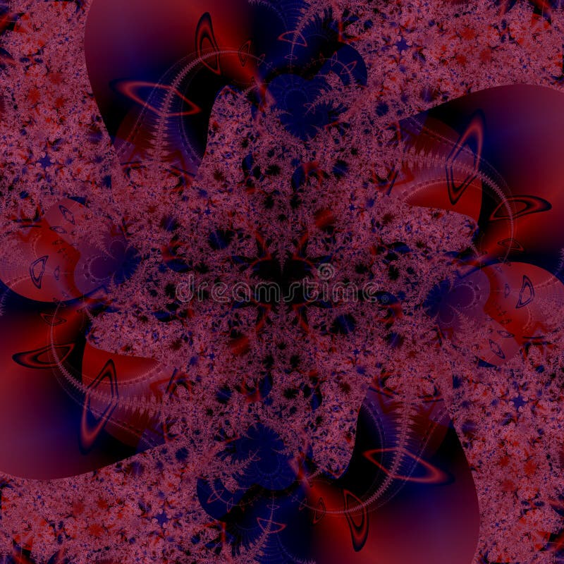 Elegant Abstract Background Design in Red and Black Stock Illustration