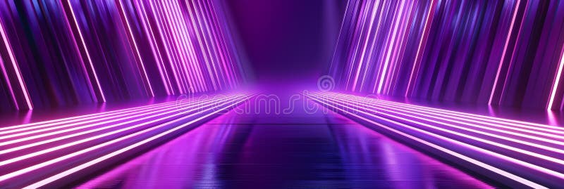 Elegant abstract background, sophisticated purple rays, luxurious light interior wall. royalty free stock photography