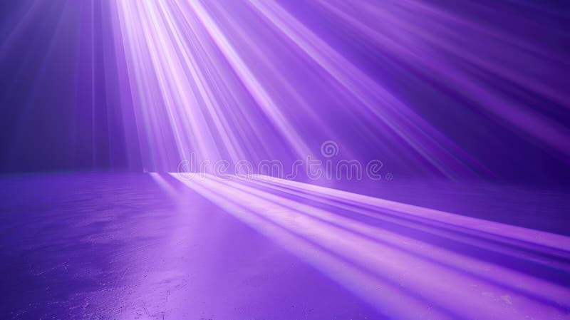 Elegant abstract background, sophisticated purple rays, luxurious light interior wall. stock image
