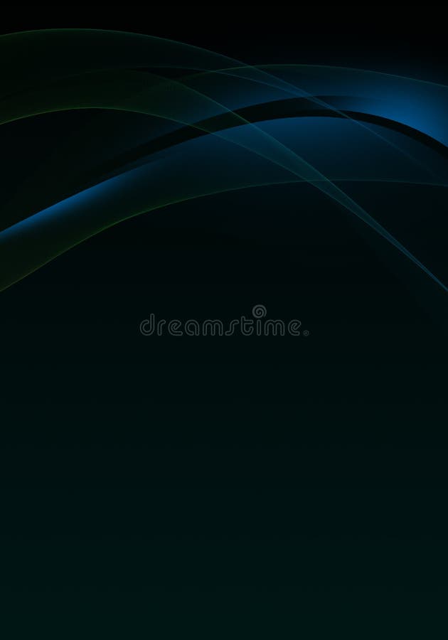 Elegant abstract dark background design with blue curves and space for your text stock image Elegant abstract dark background design with blue curves and space for your text stock image