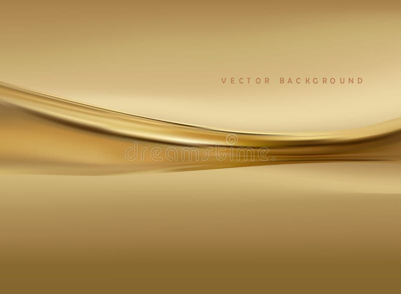 Elegant Abstract Gold Silk  Website, Wallpaper Design. Stock  Vector - Illustration of dark, fashion: 164643887