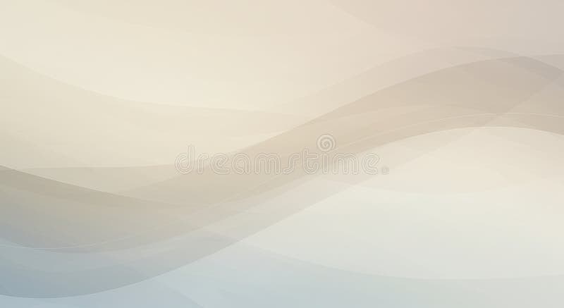 Elegant abstract soft wave background in neutral tones for modern design stock images