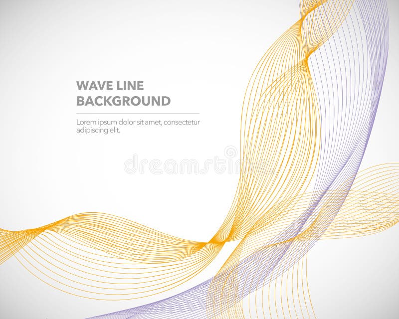 A Elegant abstract vector wave line futuristic style background template royalty free illustration