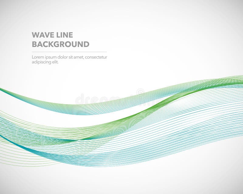 A Elegant abstract vector wave line futuristic style background template royalty free illustration