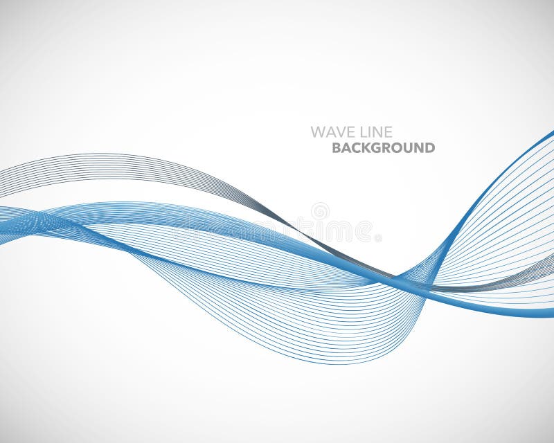 A Elegant abstract vector wave line futuristic style background template royalty free illustration