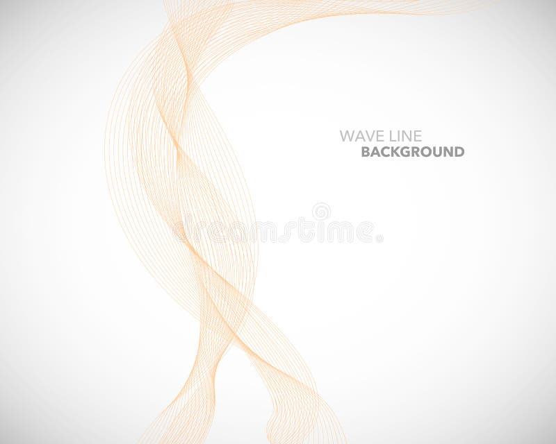 A Elegant abstract vector wave line futuristic style background template stock illustration