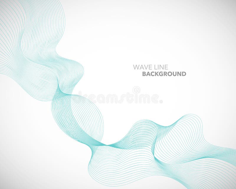 A Elegant abstract vector wave line futuristic style background template vector illustration