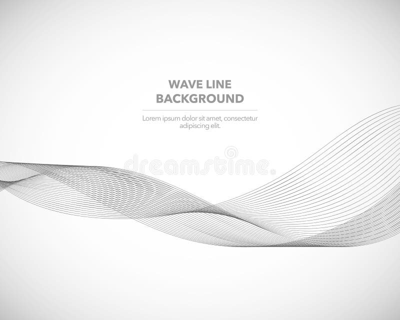 A Elegant abstract vector wave line futuristic style background template royalty free illustration