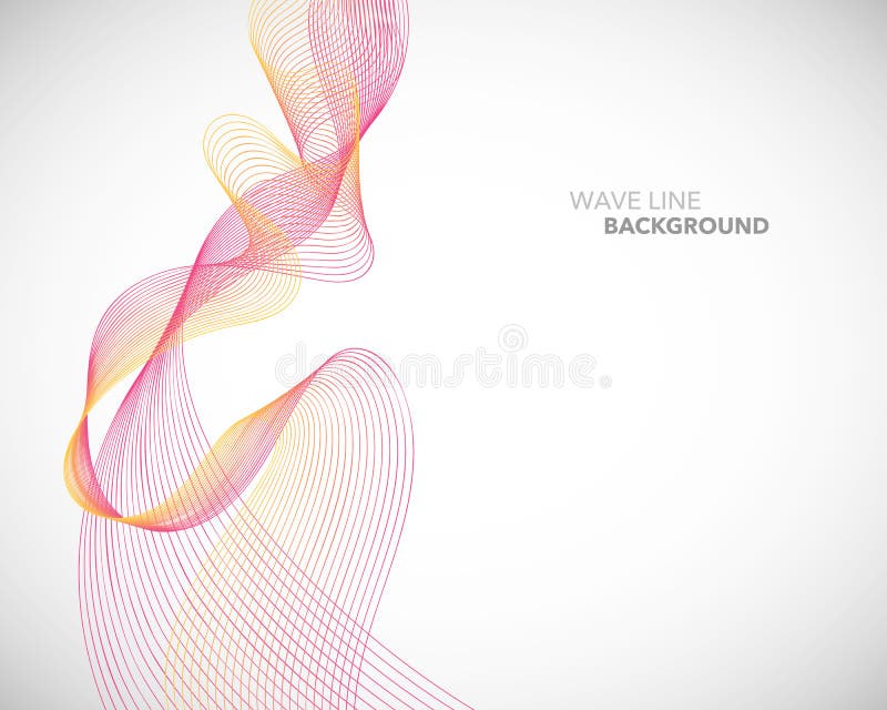 A Elegant abstract vector wave line futuristic style background template vector illustration