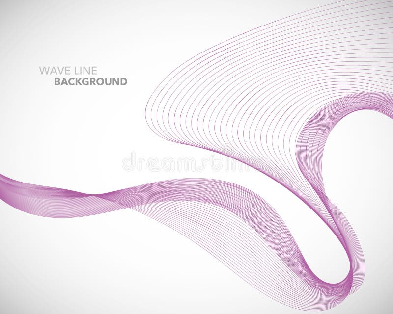A Elegant abstract vector wave line futuristic style background template vector illustration