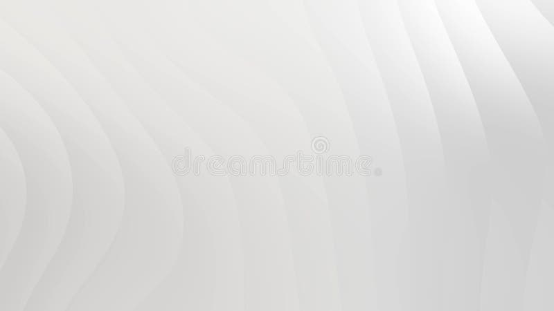 Elegant abstract white wavy lines loop animation. vector illustration