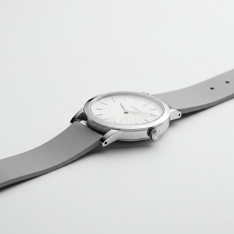 Elegant armur med en minimalistisk design med en silvermetallväska och en stock illustrationer