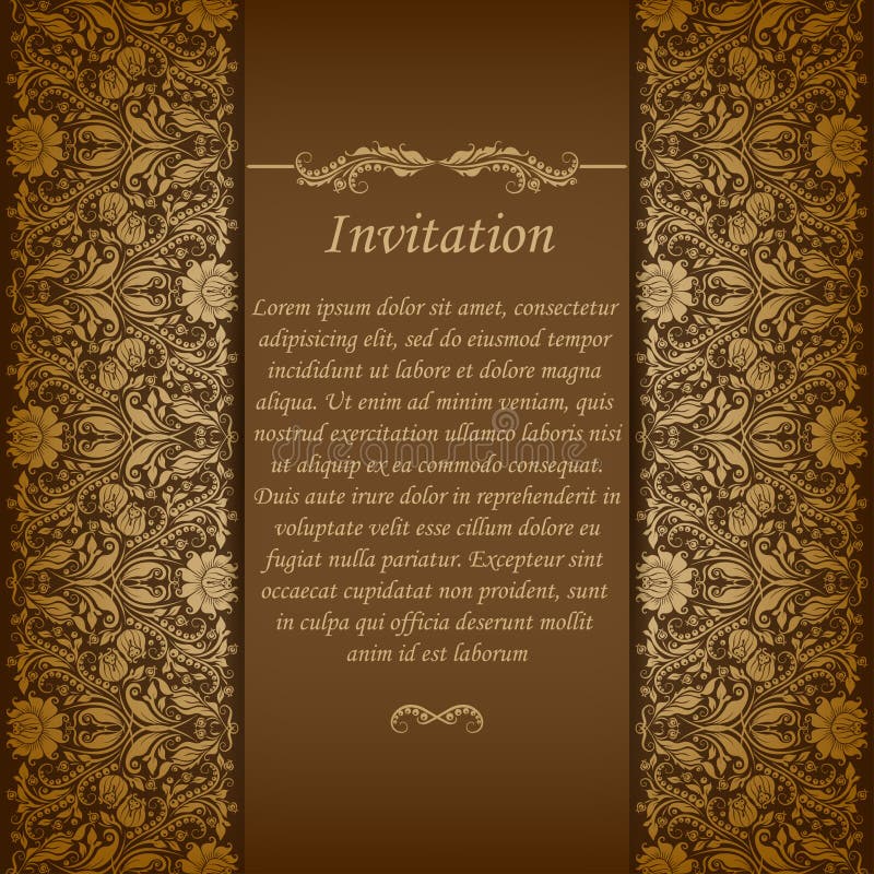 Elegant background with lace ornament