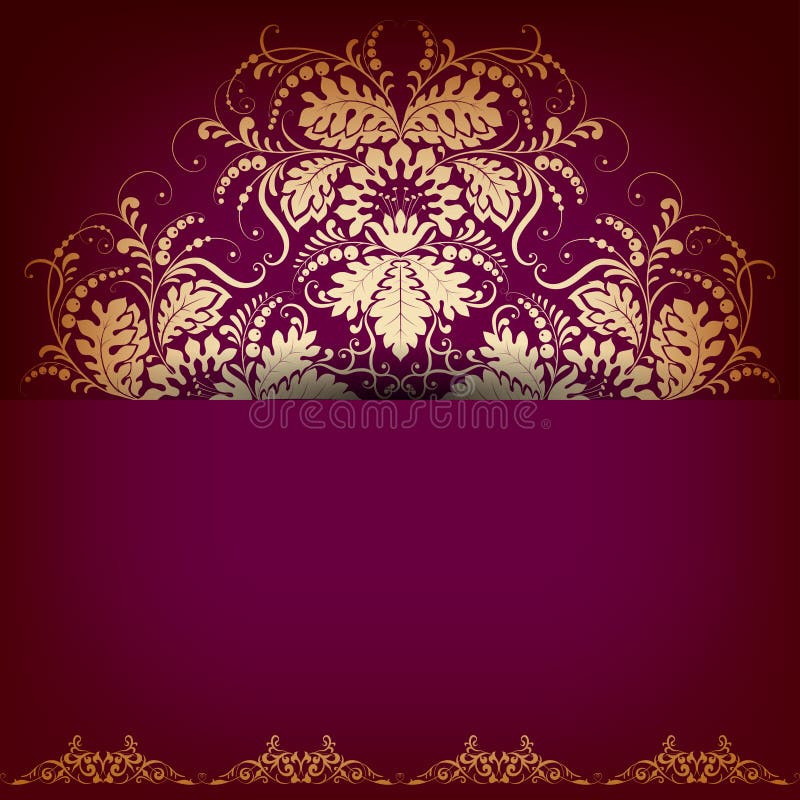 Elegant background with lace ornament.