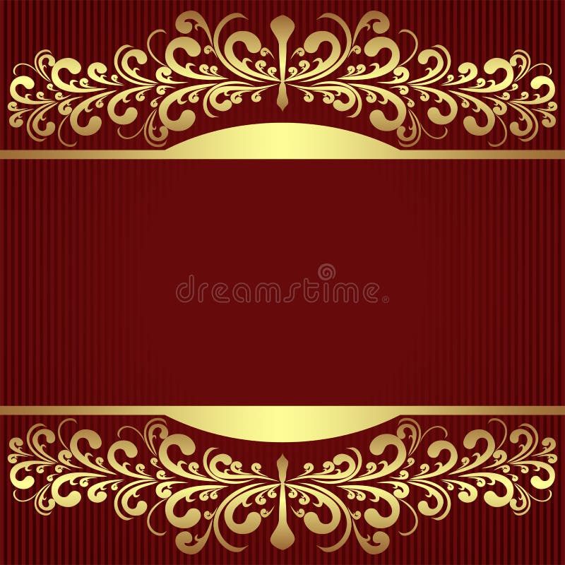 Elegant Background with Royal Golden Borders. Stock Vector ...