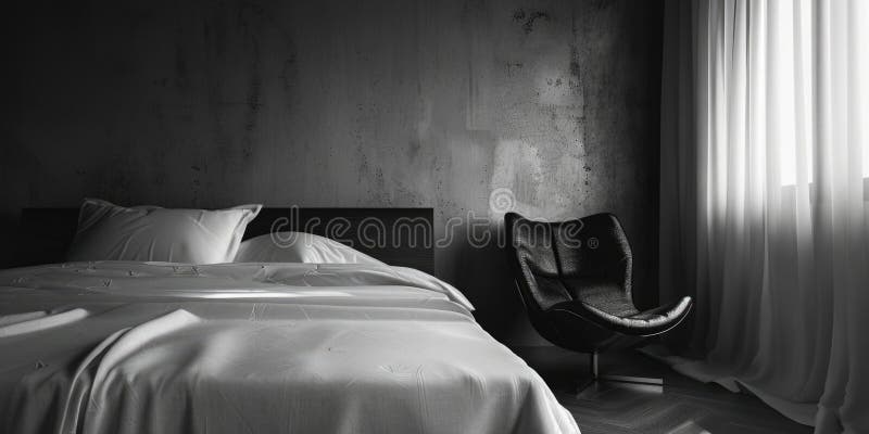 Elegant Bedroom Interior stock images