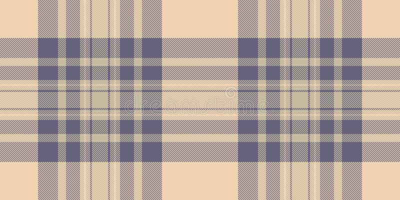 Elegant beige och grå plaid-mönster. Perfekt för kläddesign för textilier och modehemsdekator eller bakgrunder för webbplatser. Di vektor illustrationer