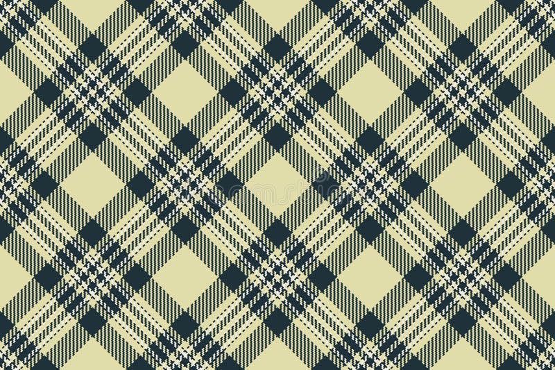 Elegant beige och marinplaid-mönster. Perfekt för kläder för textildesign eller bakgrunder för webbplatser. Den här klassiska desi stock illustrationer