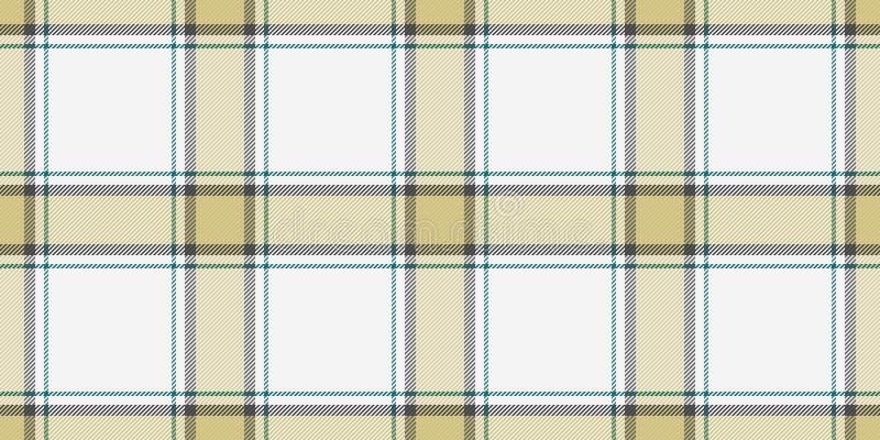 Elegant beige och vitt plaid-mönster. Perfekt för bakgrunder eller stationär webbplats för textildesign. Rengör modern och vektor illustrationer