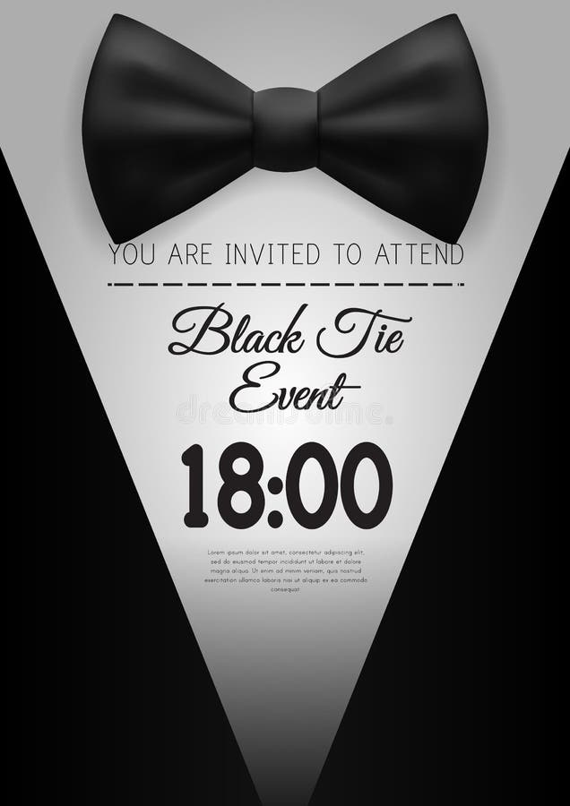 black tie invited