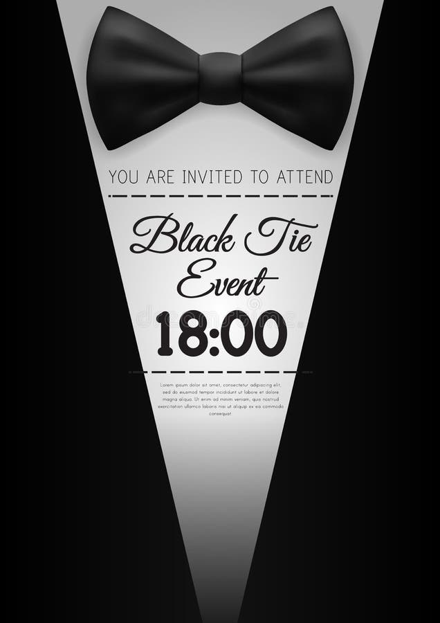 black tie invited