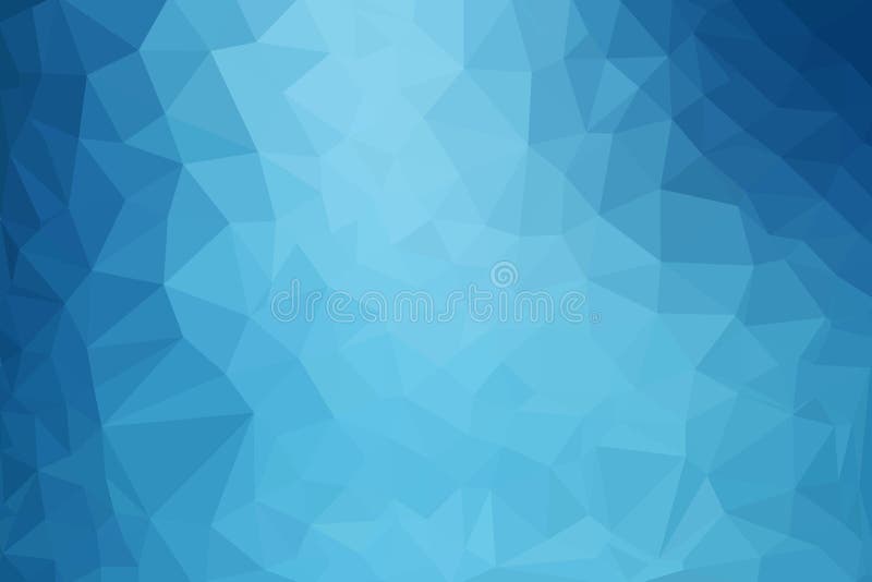 Elegant blå abstrakt låg polygonvektorbakgrund vektor illustrationer