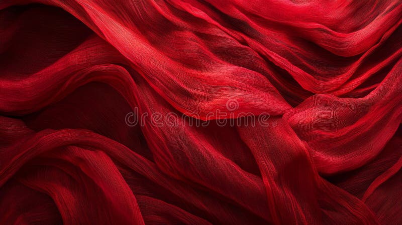 Elegant curgere roșu mătase texturile pentru modele de fundal stock illustration