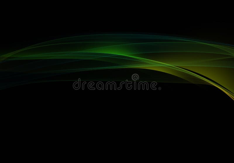 Elegant Dark Green Abstract Background Design with Space for Your Text Stock Illustration