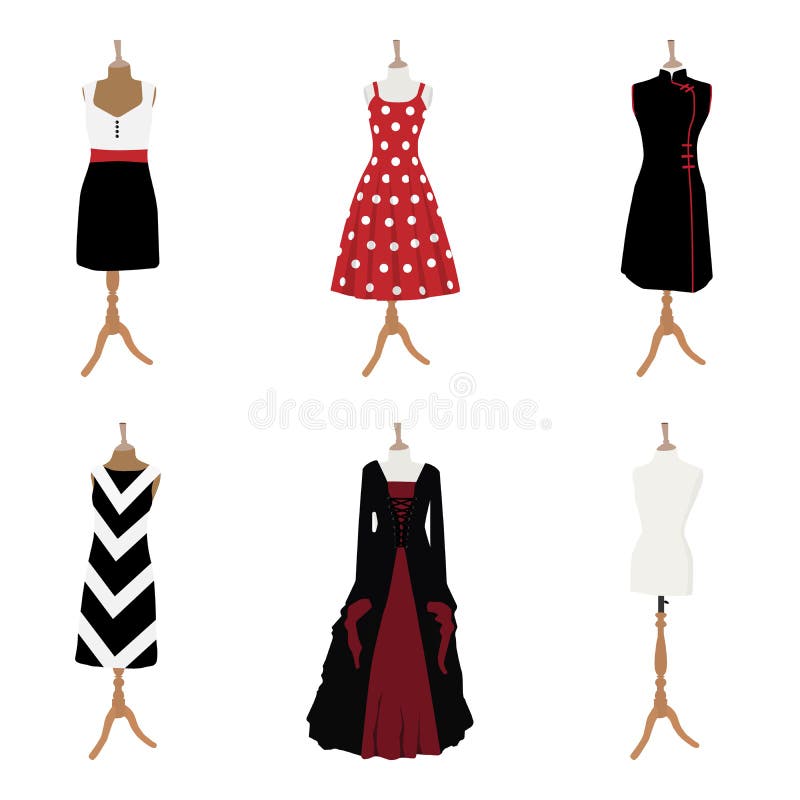 Lady in Red Dress Silhouette Stock Vector - Illustration of dancing ...