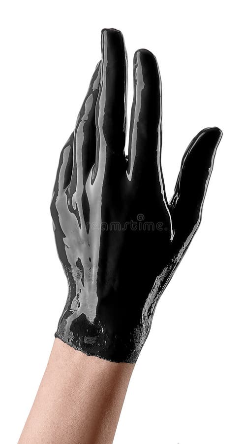 Black Latex Gloves