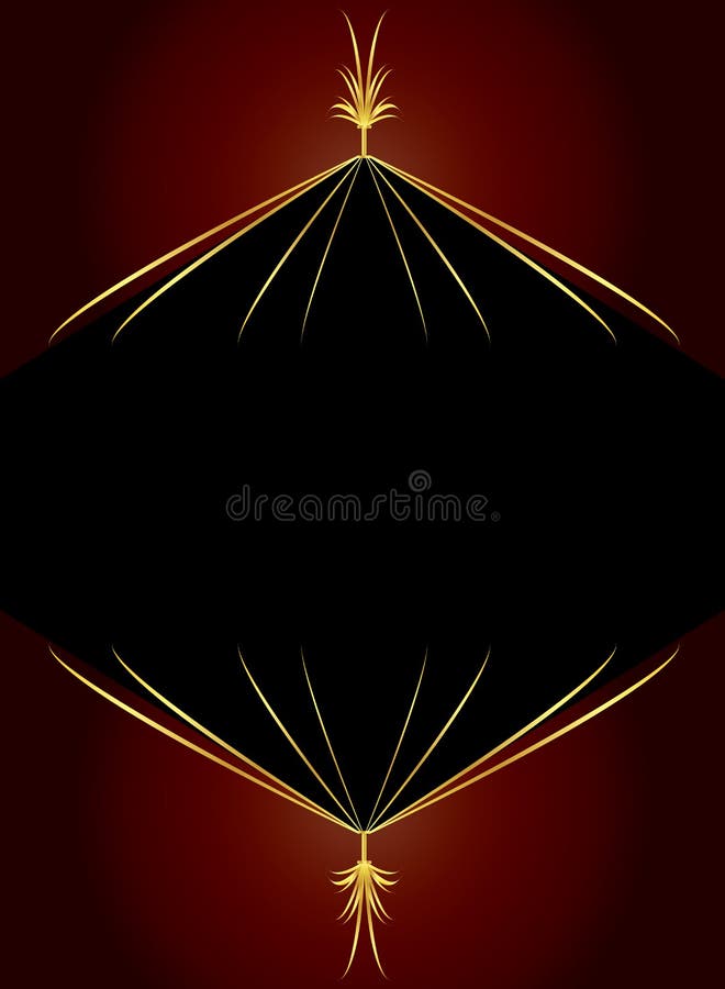 Elegant gold red background 1