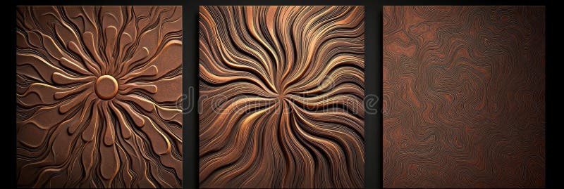 Elegant golden modern lines create a seamless abstract star pattern for Christmas background royalty free stock photo