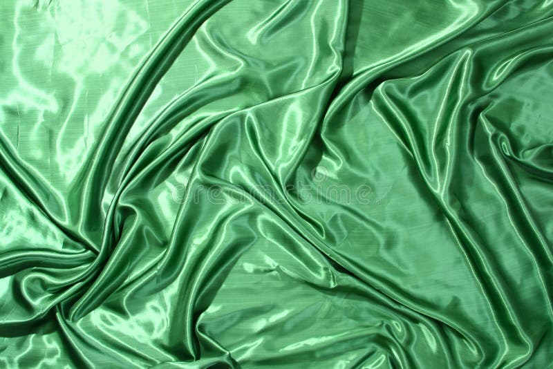 Elegant green silk stock image. Image of cloth, silk, decorative 9157377