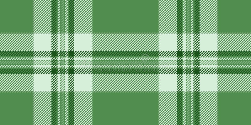 Elegant grönt och vitt plaid-mönster. Perfekt för bakgrunder för textildesign eller för säsongsprojekt vektor illustrationer