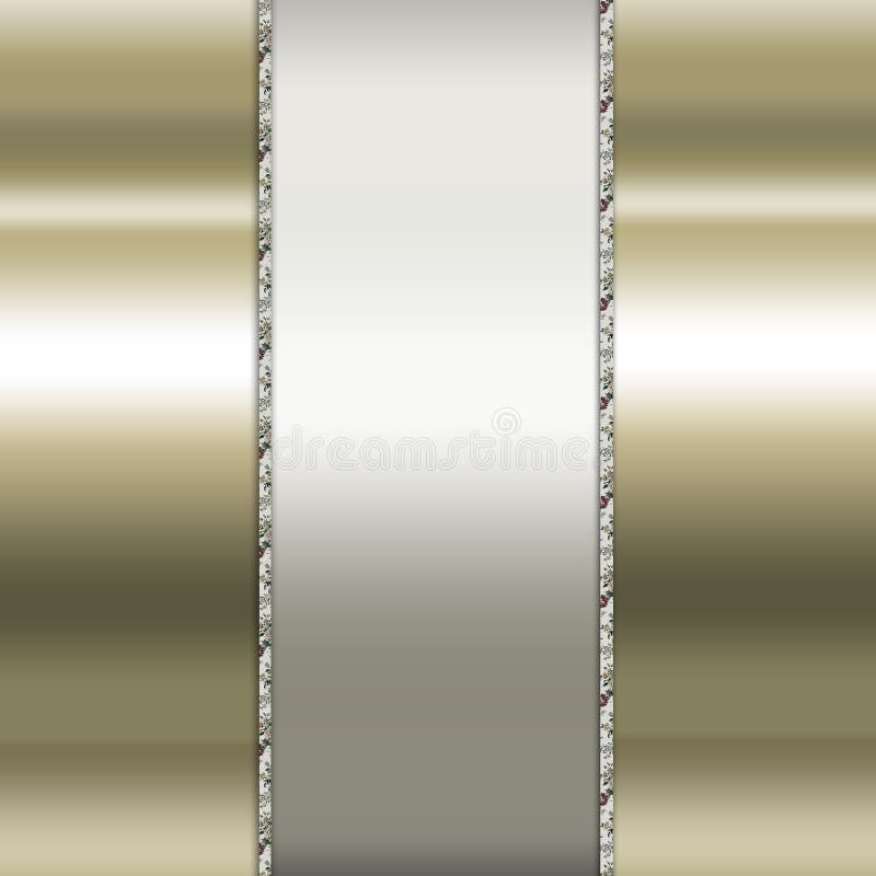 Elegant guld- och bruntbakgrund vektor illustrationer
