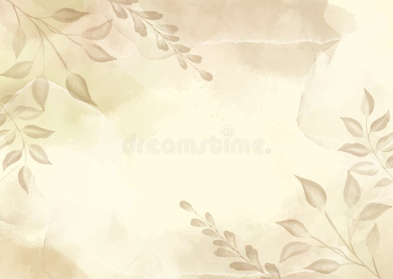 Elegant hand painted floral watercolour background royalty free illustration