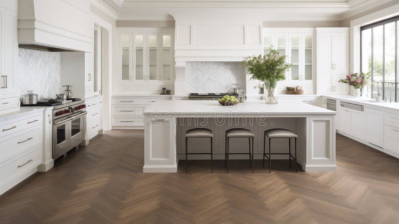 Elegant kitchen pattern vector illustration