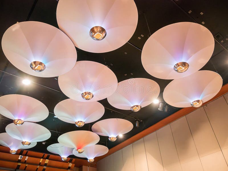 Elegant Lamps in the Hotel. Stock Photo Image of lamp, room 98034614