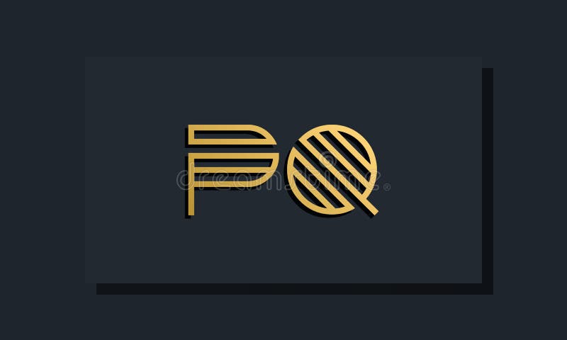 Elegant line art initial letter PM logo. This logo incorporate