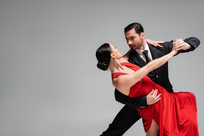 Elegant Man in Suit Dancing Tango Stock Photo Image of dancers, dress
