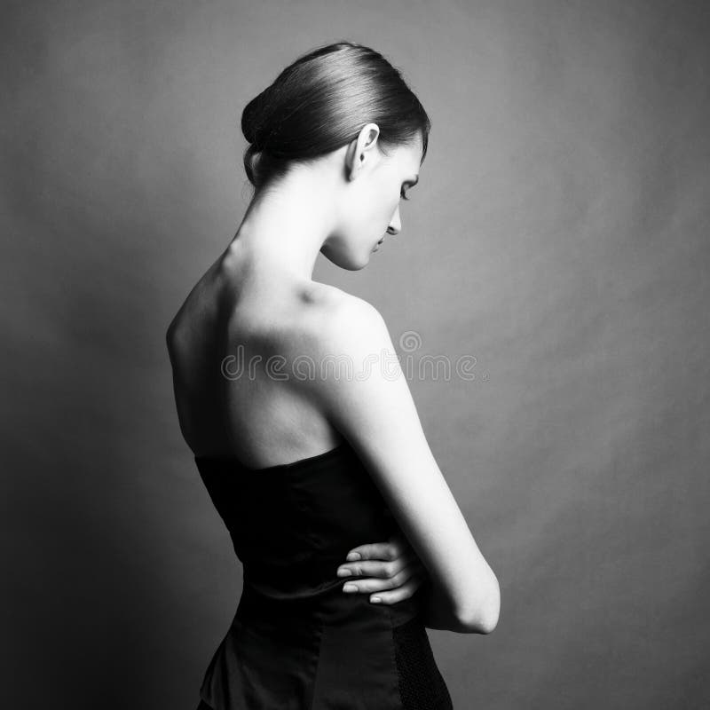 Elegant meisje stock afbeelding